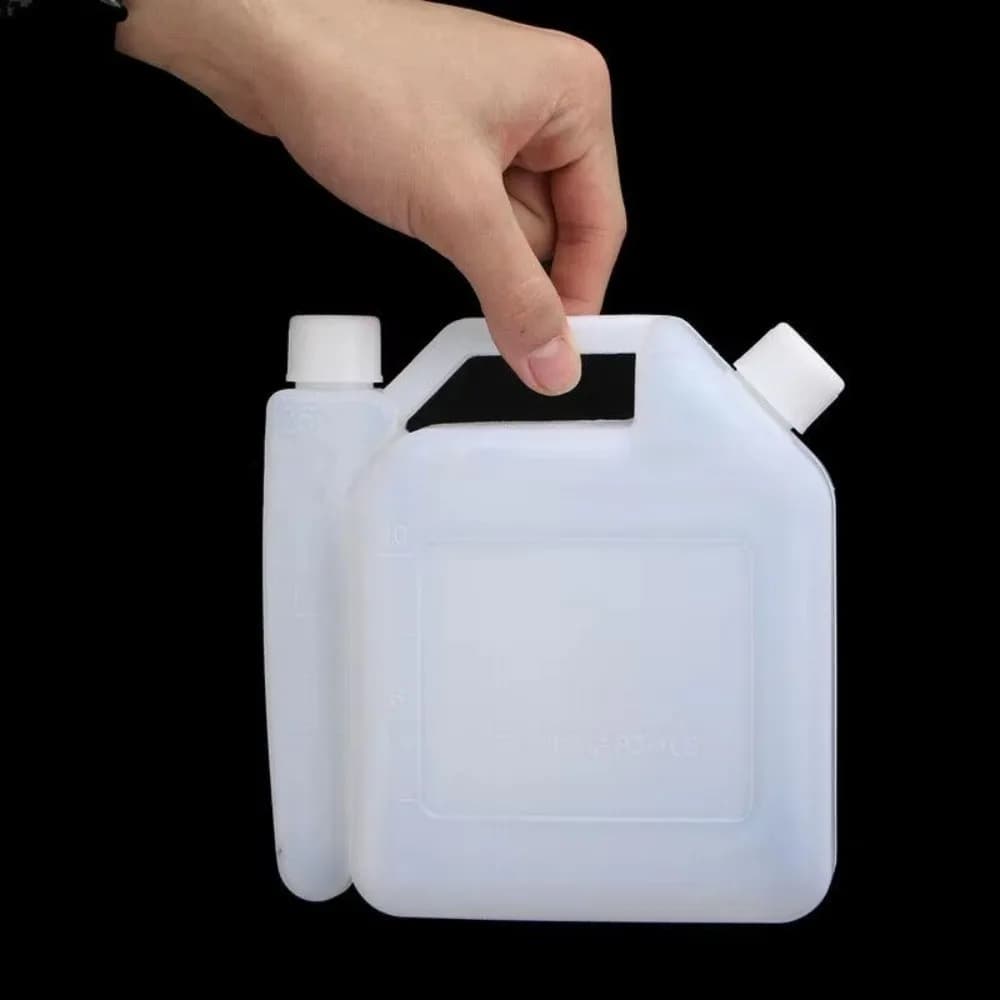 Nouvelle bouteille de mélange de carburant de 1 litre, rapport de mélange 1:25, rapport de mélange 50:1, bouteille de mélange d'essence