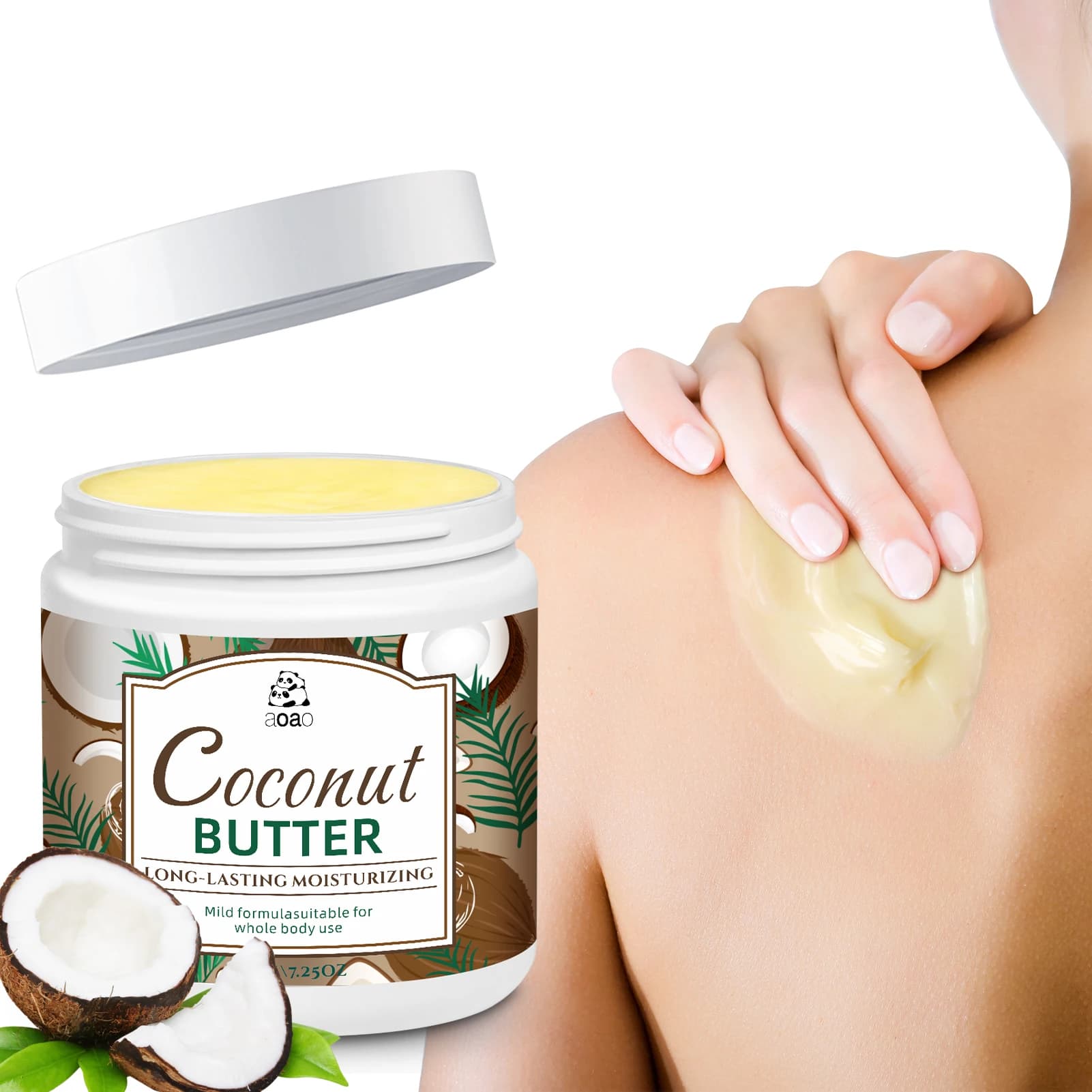 Beurre corporel au miel et à la noix de coco pour une hydratation longue durée