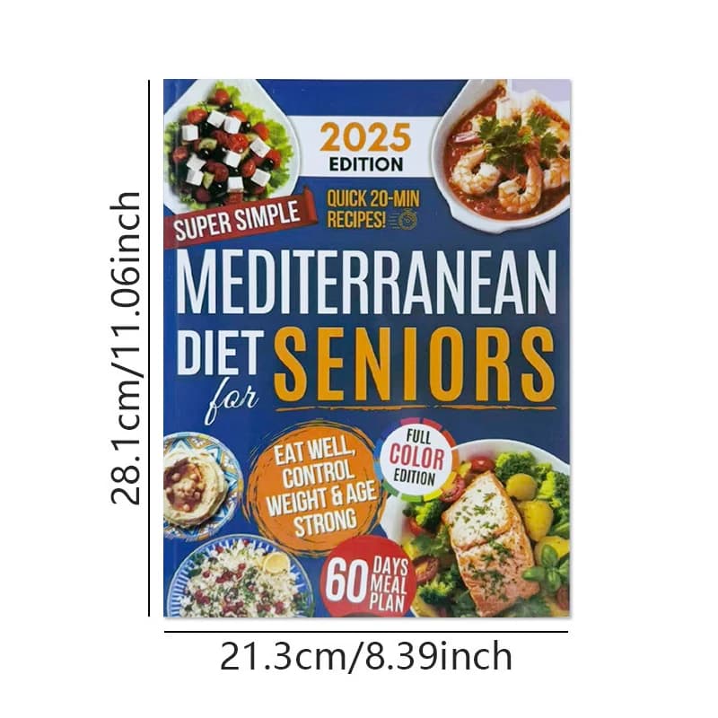 Nouveau livre de recettes de régime méditerranéen simple et facile pour les personnes âgées