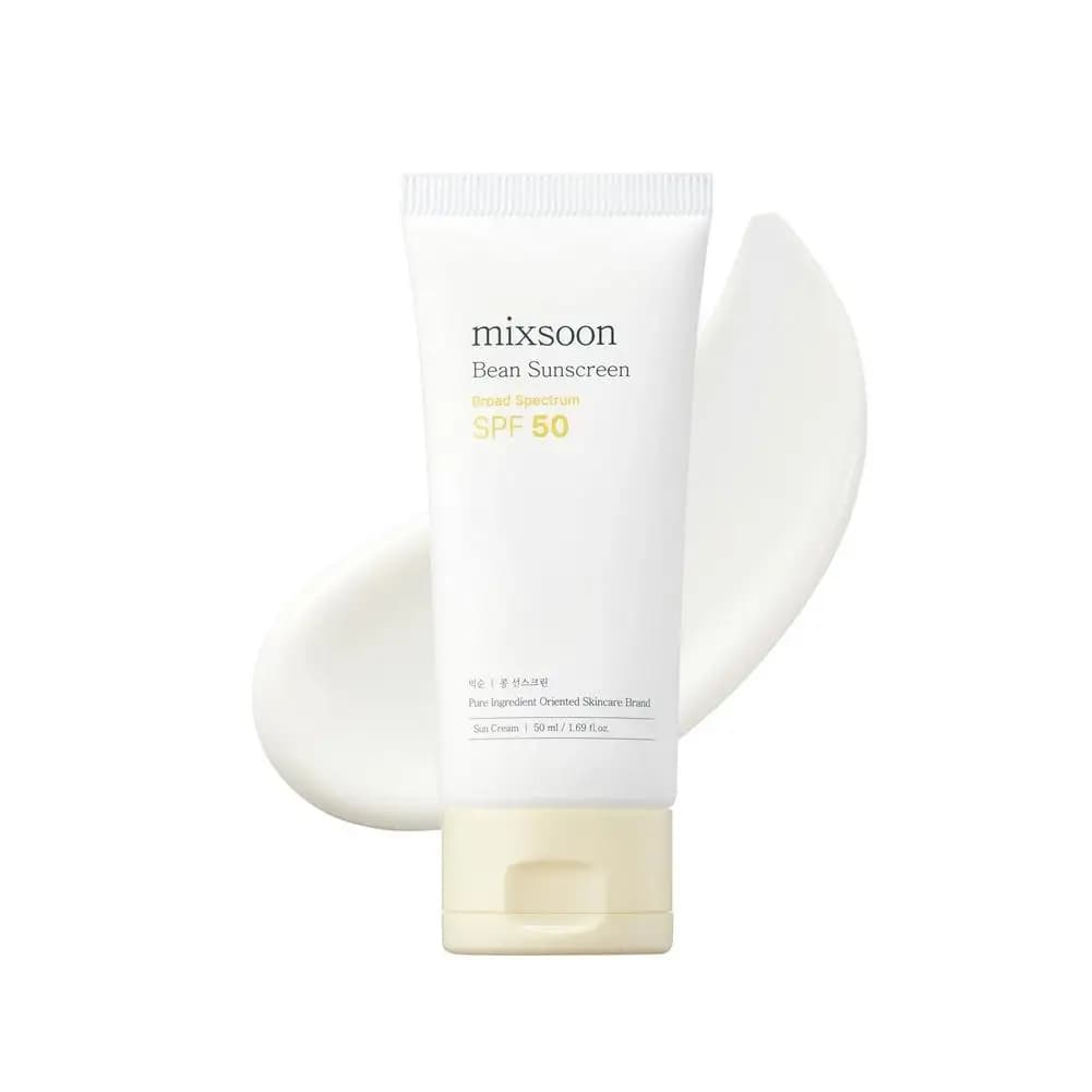 Crème solaire Mixsoon Bean SPF 50 – Crème solaire coréenne à l'extrait de soja, douce pour la peau, légère et anti-graisse, protection UVA/UVB