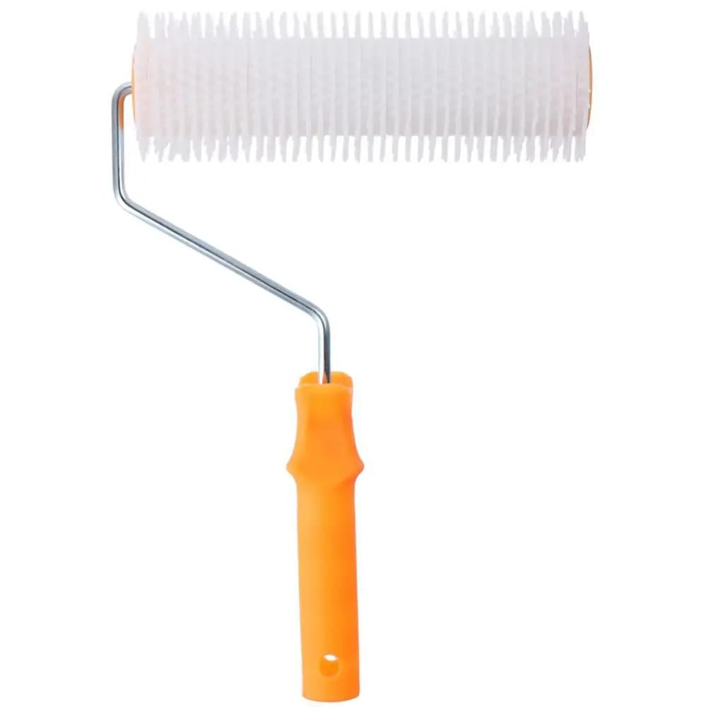 Rouleau à pointes de 23cm/9 pouces, rouleau auto-composé pour sol en Latex, rouleau de nivellement à pointes, rouleau de brosse à peinture