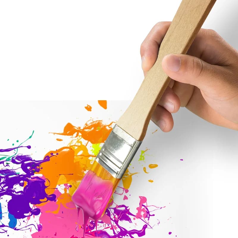 Pinceau de peinture en nylon pour livres, planche, huile, dépoussiérage
