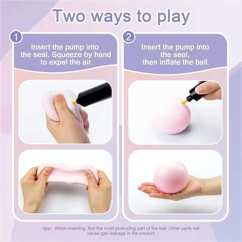 Nouveau Squishy Modulable Effet Vide