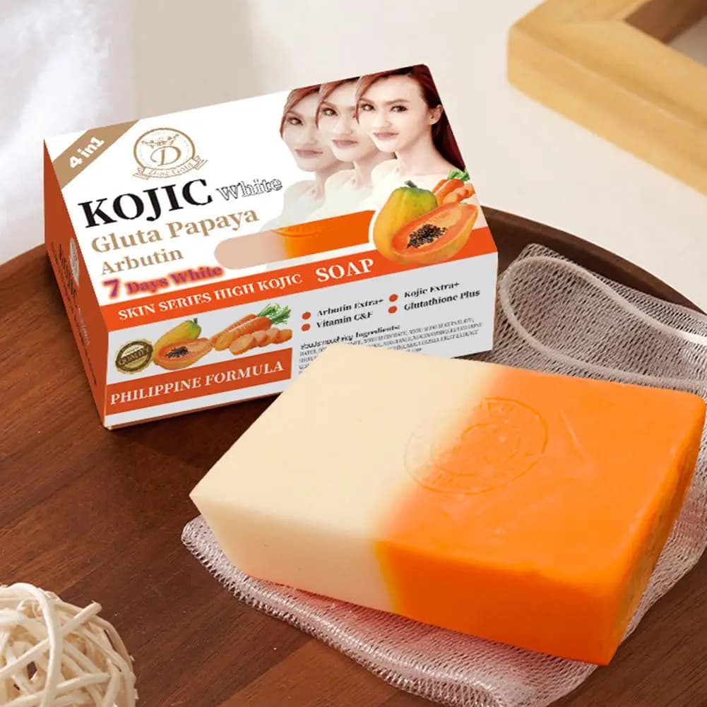 Savon à l'huile essentielle de papaye et d'acide kojique 160g