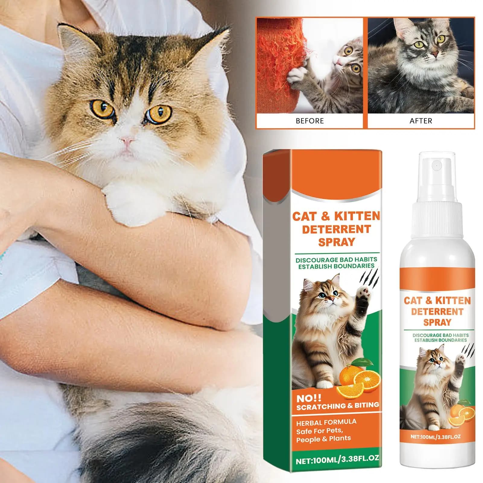 Spray anti-rayures pour chat