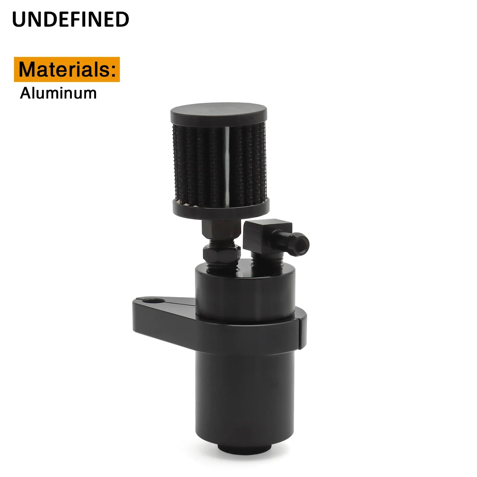 Séparateur d'huile d'air universel de collecteur de reniflard d'huile de moteur de moto pour Harley Harley v-twin 40-0568 personnalisé X3 indien BMW