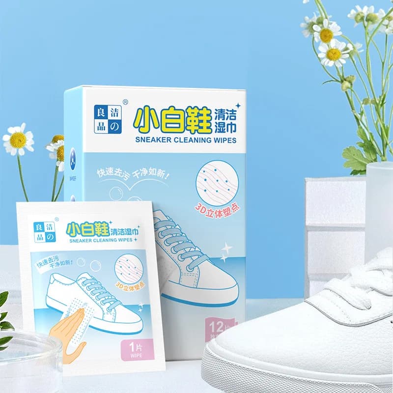 Nouveaux vêtements chaussures détachant lingettes humides jetables portables vêtements détachant lingettes d'urgence élimination des taches d'huile propre