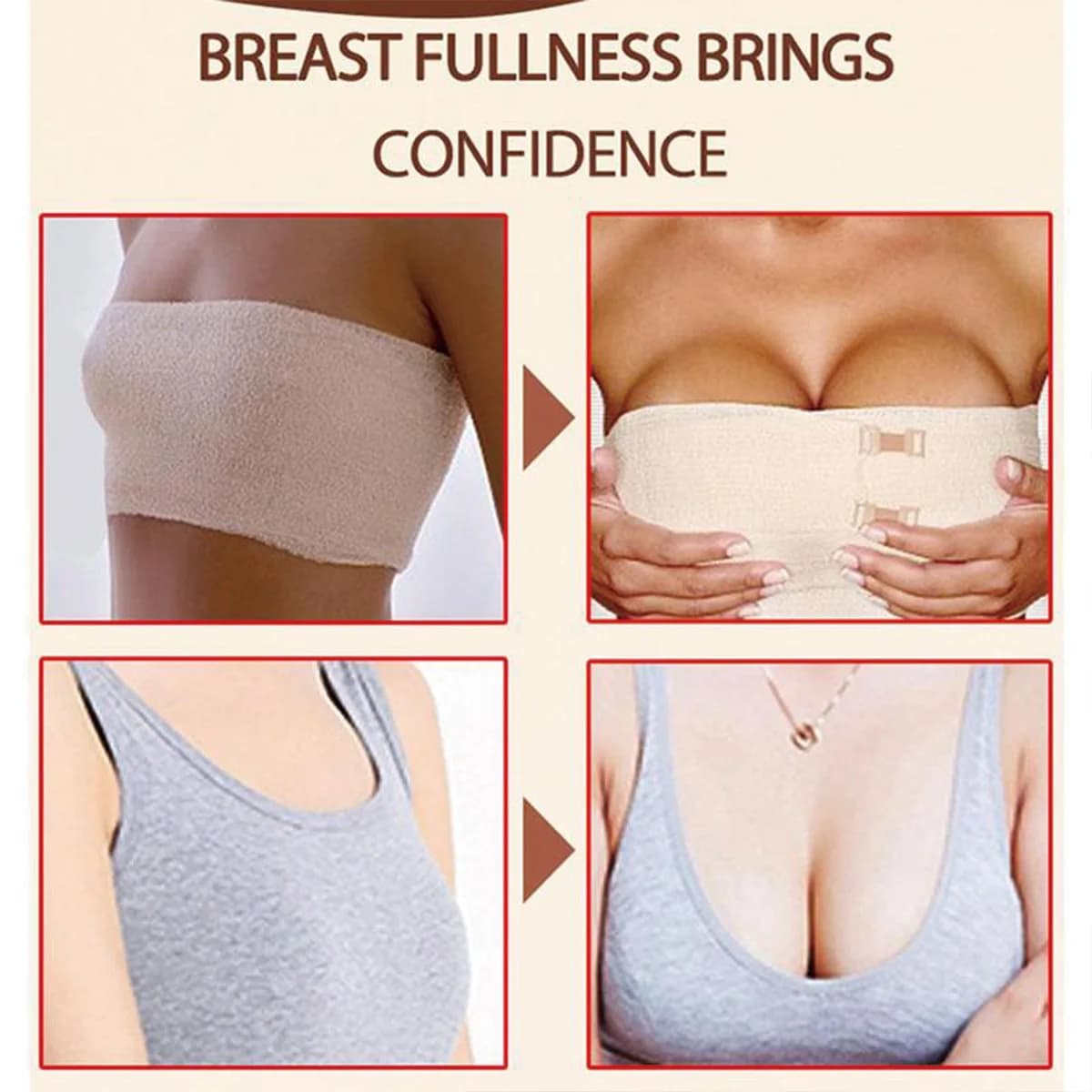 Crème à l'huile essentielle pour l'amélioration des seins