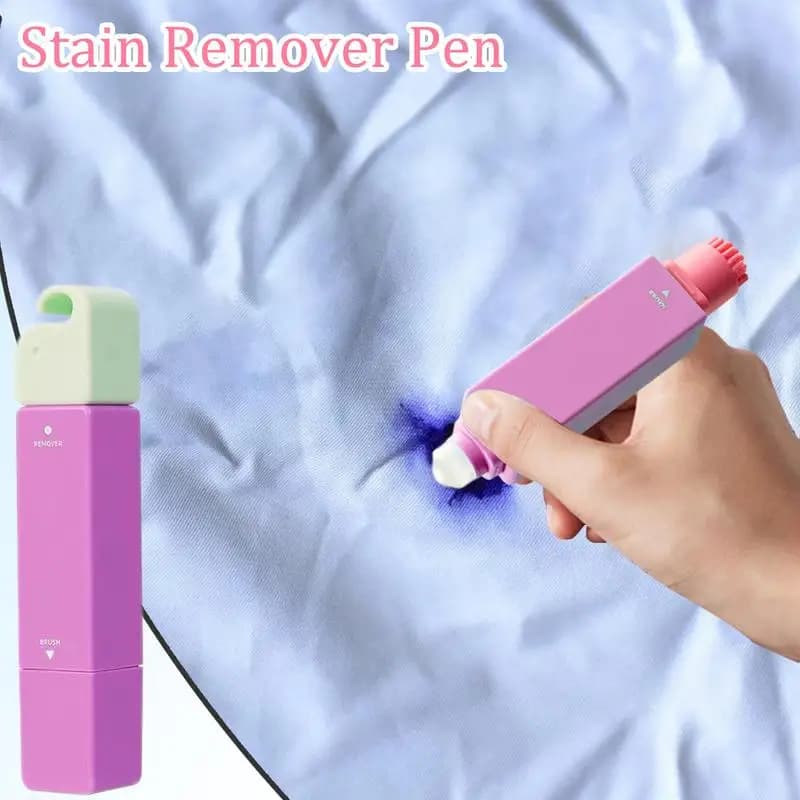 Stylo dissolvant de taches pour vêtements blancs, 12ML, solide, Portable, sans eau, huile, dissolvant de taches pour lessive, sans lavage, stylo de blanchiment à Double tête