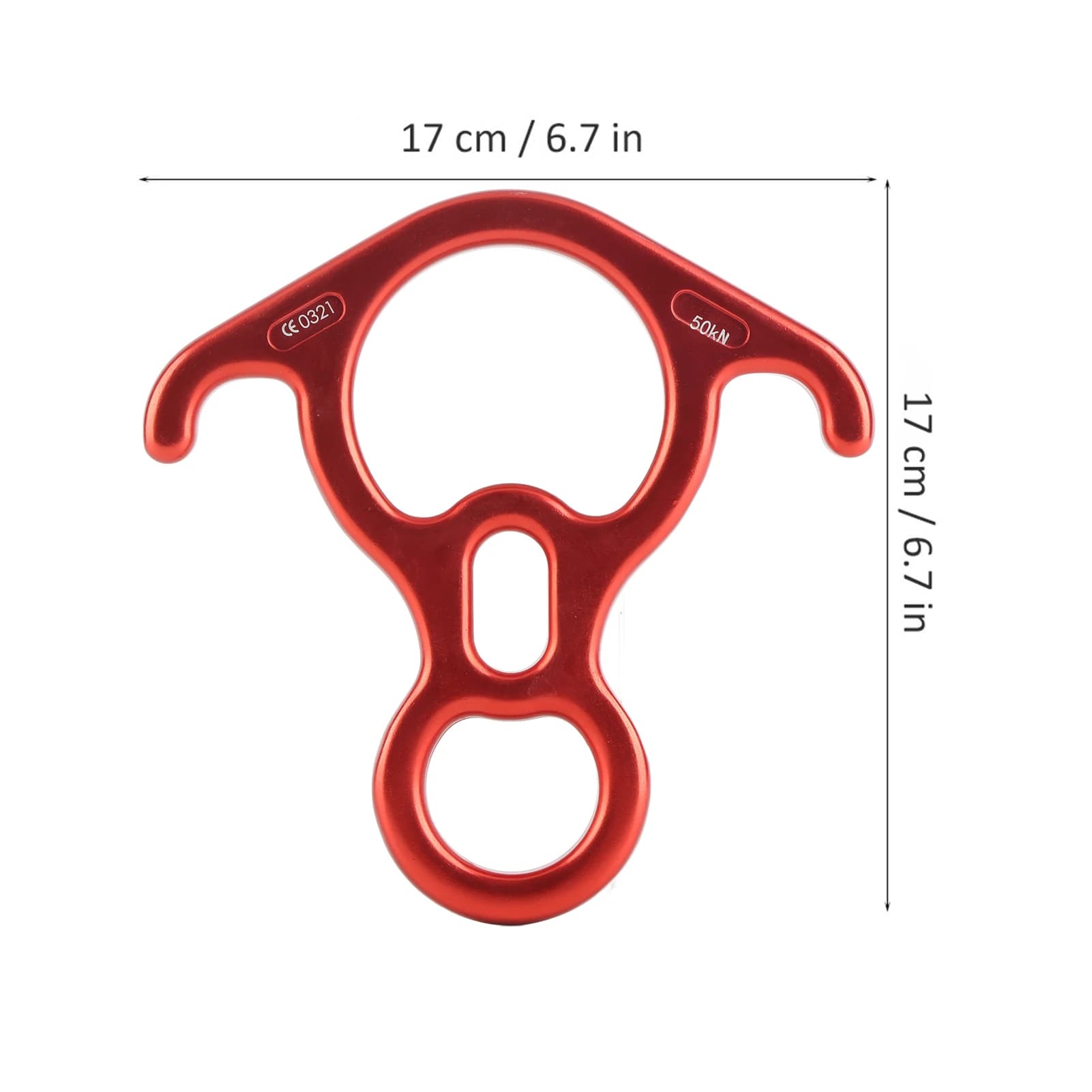 50KN Figure 8 mots corde descente Rappel escalade équipement