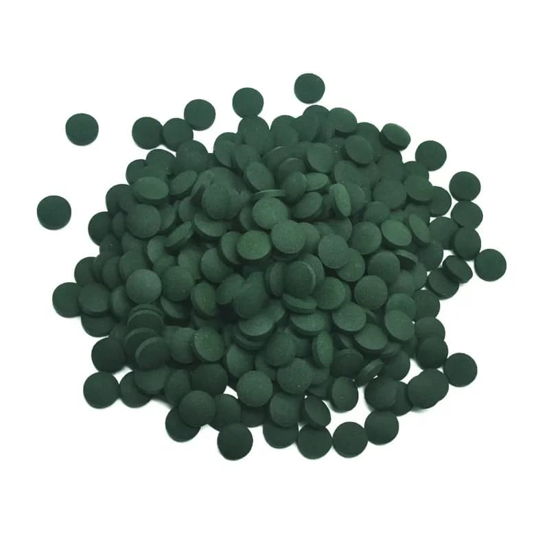 100 pièces comprimés de spiruline enrichissement nourriture pour animaux de compagnie préférée poisson cristal rouge crevettes nourriture pour animaux de compagnie