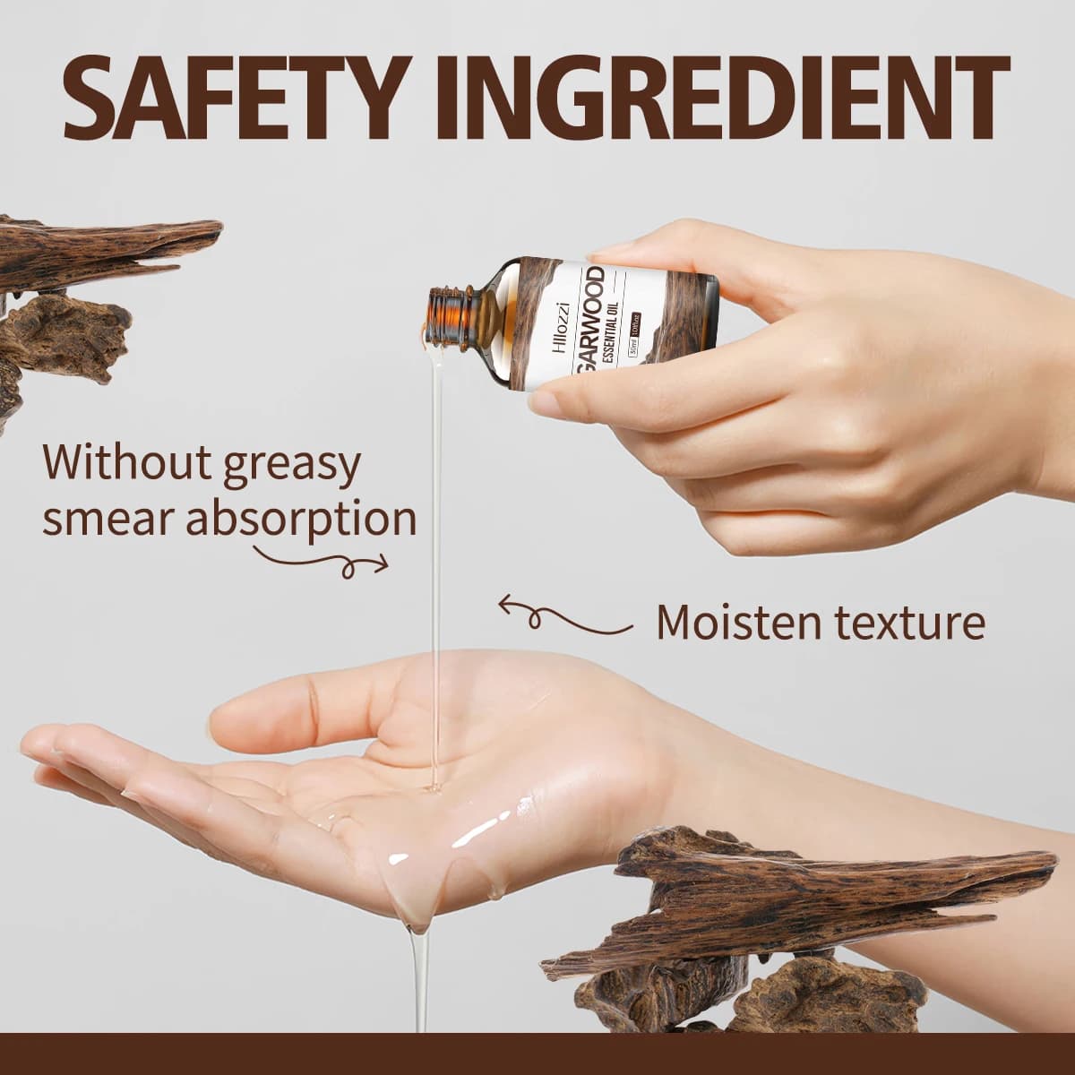 Huile essentielle de bois d'agar 30ml, huile essentielle pure riche en saveur, aromathérapie, humidificateur de massage, voiture, bricolage