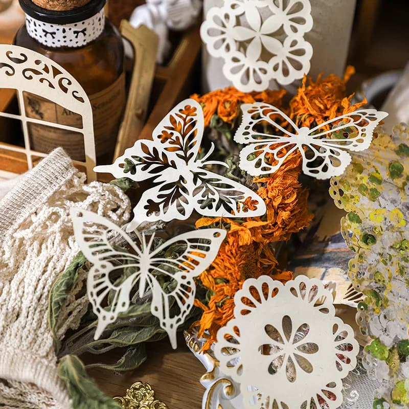 Série de papier décoratif rétro Love is Eternal, sous-mémo, 8 pièces, uno