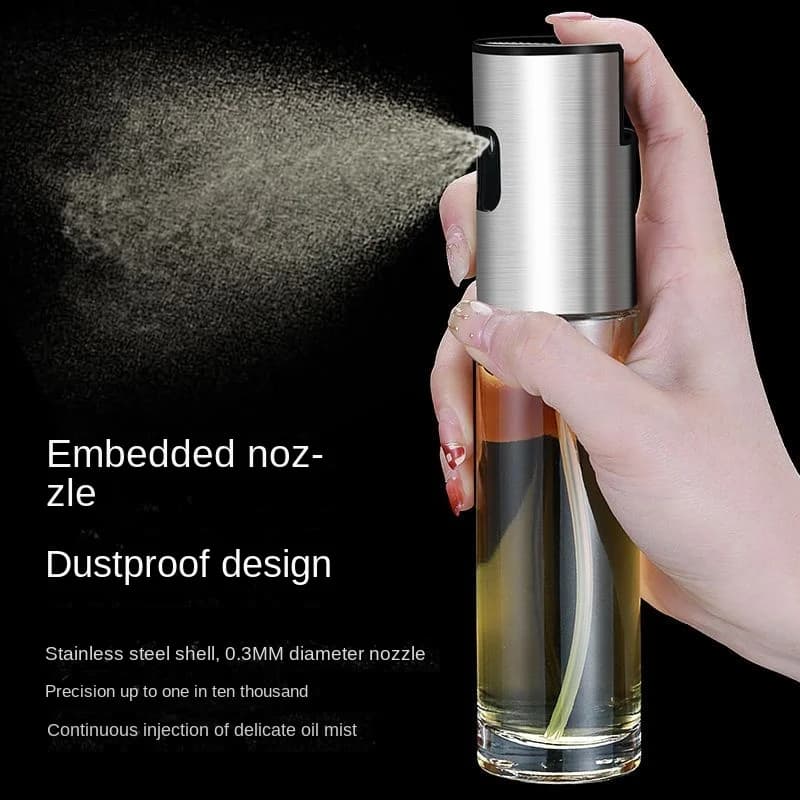 Pot de pulvérisation d'huile, pulvérisateur d'huile pour la cuisson, bouteille de pulvérisation pour Barbecue, friteuse à Air multifonction en verre, Pot d'huile de cuisson à haute pression