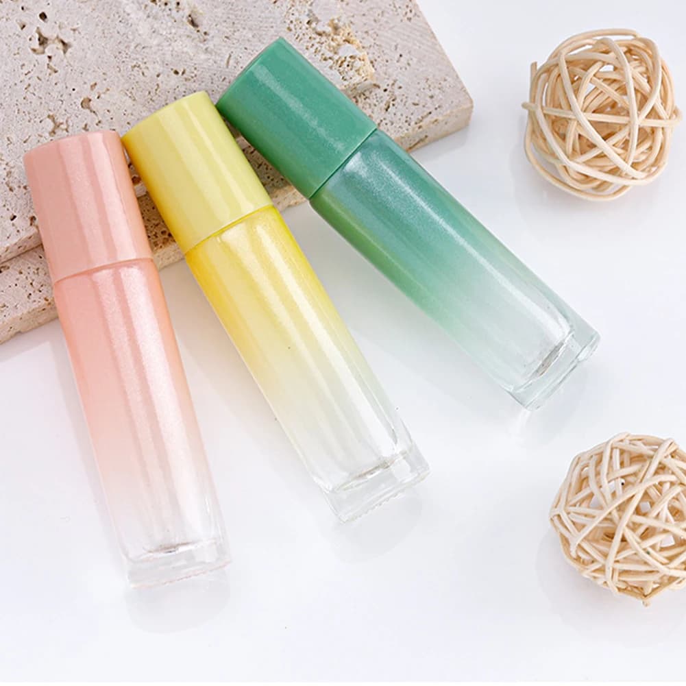 Flacons à bille rechargeables en verre avec bille métallique, pour parfum et aromathérapie, idéal comme cadeau