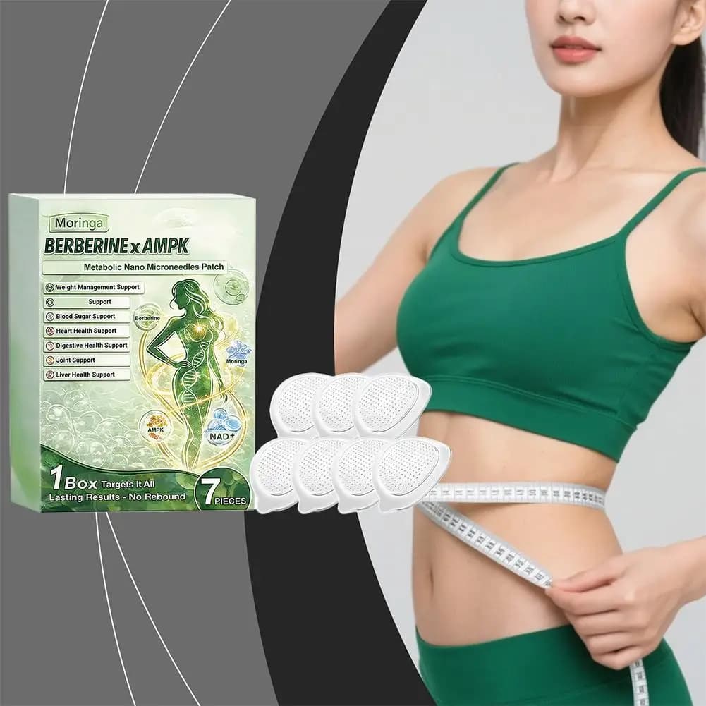 Patch à aiguilles nanométriques à base de Moringa pour le métabolisme
