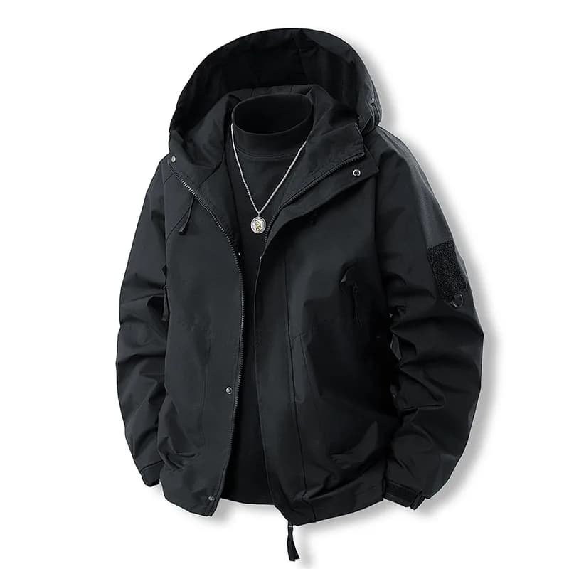 Veste décontractée à capuche pour hommes