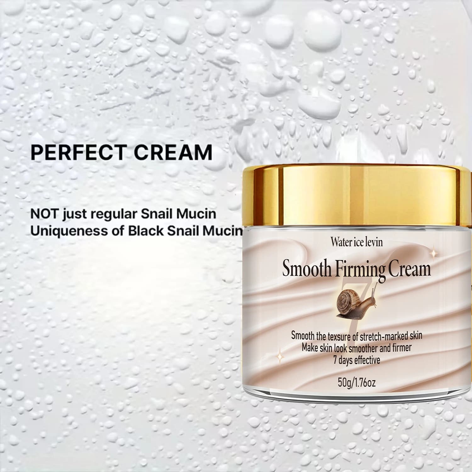 Crème raffermissante lissante. Utilisation pour le visage, le corps, les mains et les pieds. Lisse les vergetures. Raffermit la texture de la peau. Résultats visibles en 7 jours. 50g.