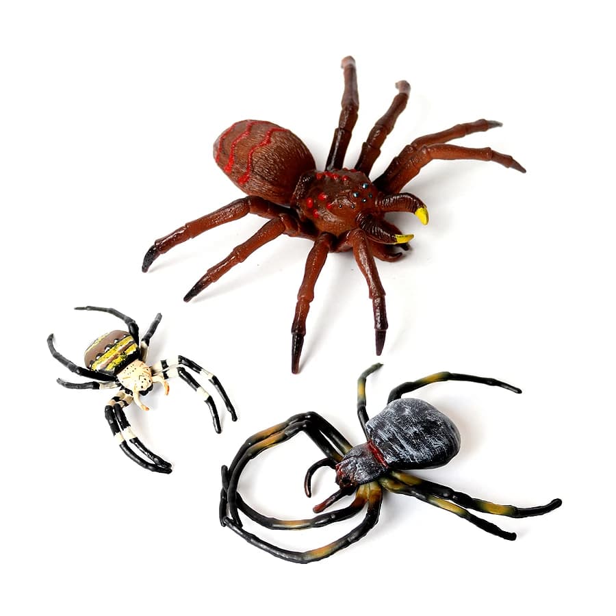 Jouet d'insecte figurines d'insectes miniatures Figurines d'animaux coccinelle abeille araignée modèles figurine d'action animaux en plastique jouets pour enfants