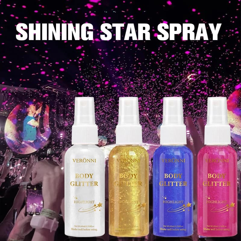 Spray de paillettes 80ml-cosmétiques de pulvérisation