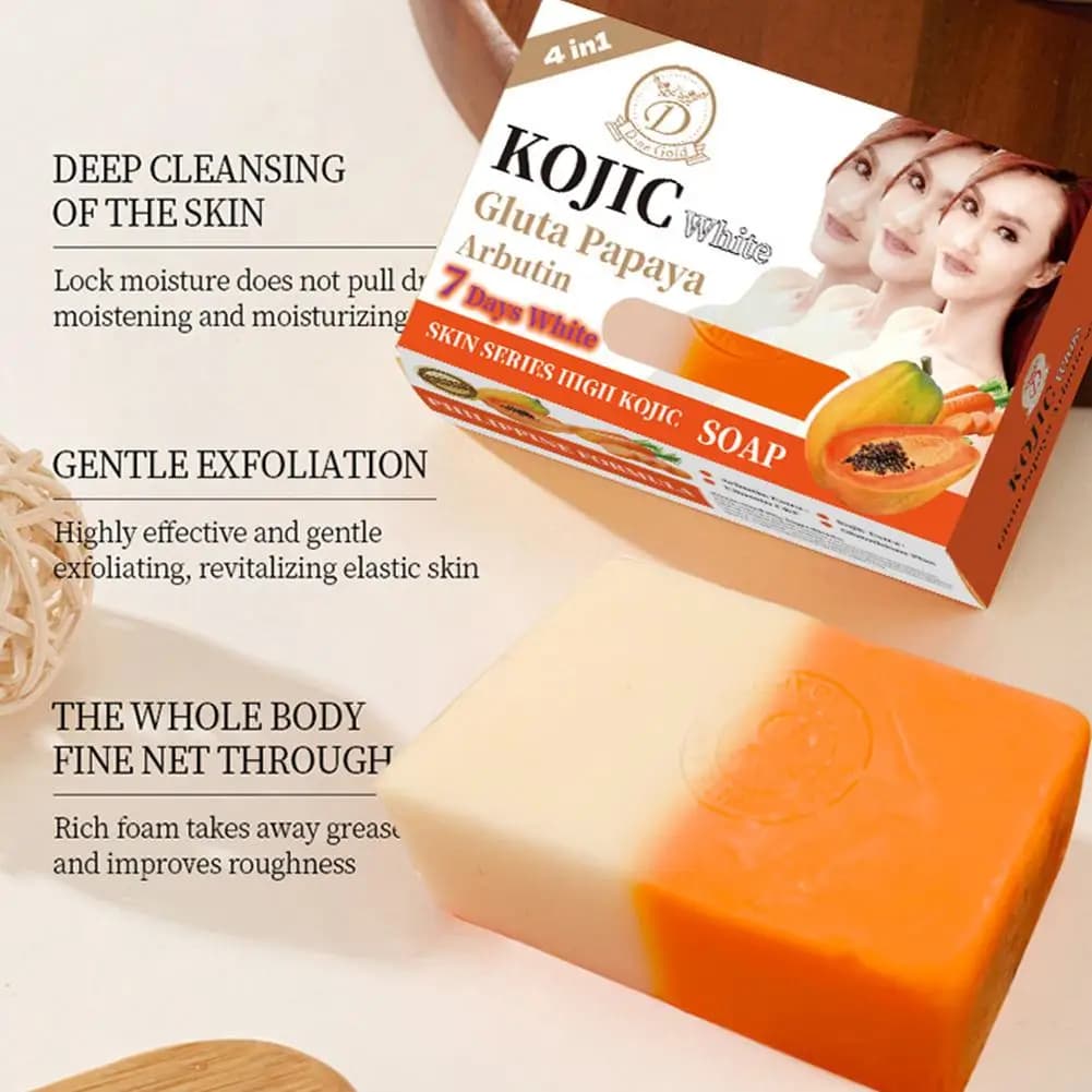 Savon à l'huile essentielle de papaye et d'acide kojique 160g