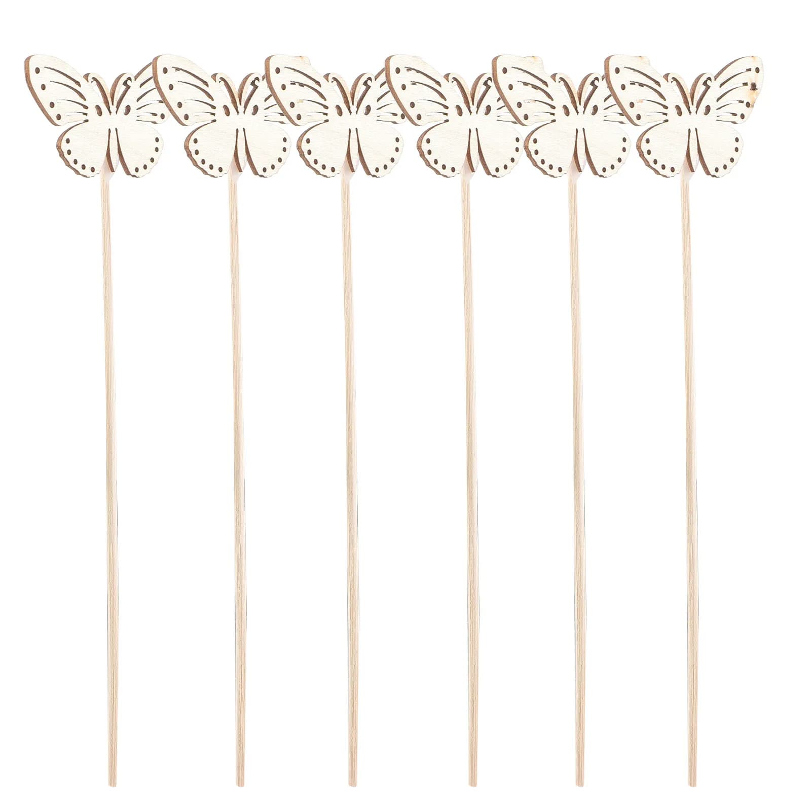 Lot de 10 bâtonnets diffuseurs papillon en bois pour aromathérapie