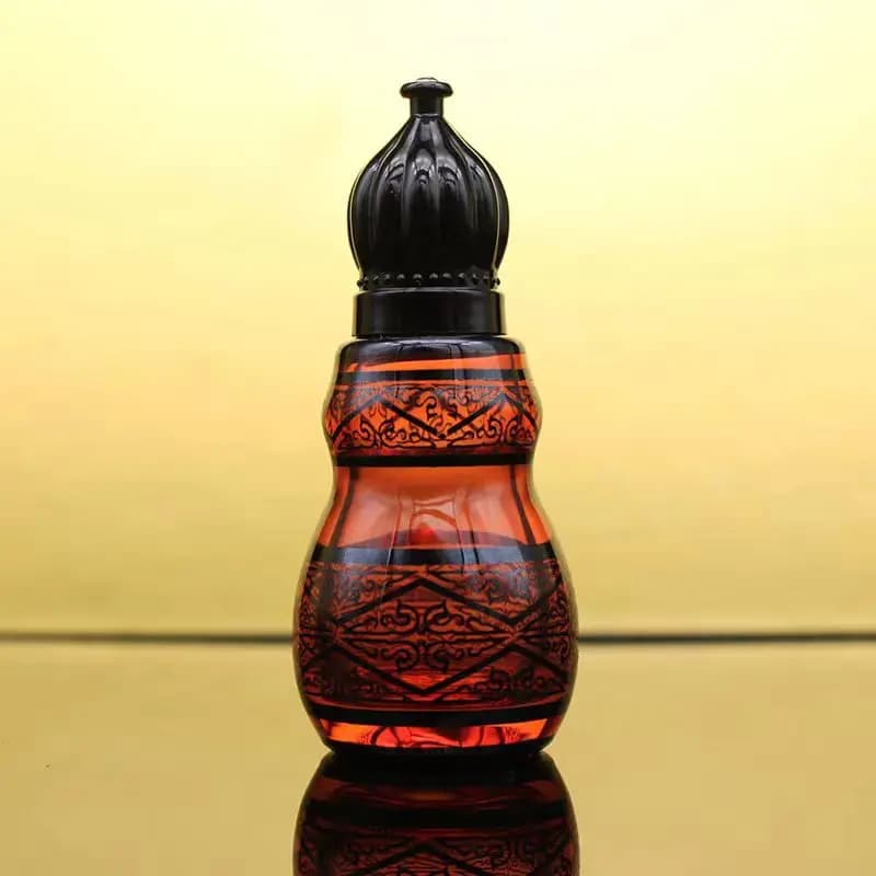 12/36 pièces 12ML bouteille vide en verre à bille huile Attar/bouteille d'huile essentielle