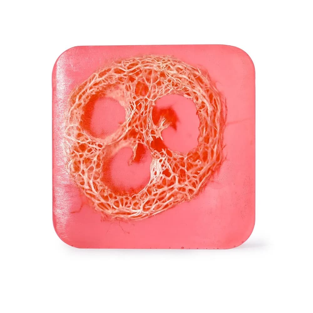 Savon aux huiles essentielles de Rose luffa, savon pour femmes au parfum Floral, savon fait main pour nettoyage et bain en profondeur