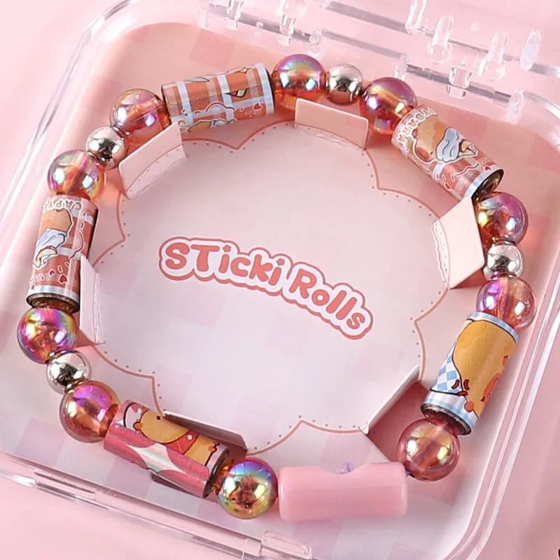 STICKI Rolls : Bandes autocollantes avec livret – Bracelet autocollant portable ou partageable