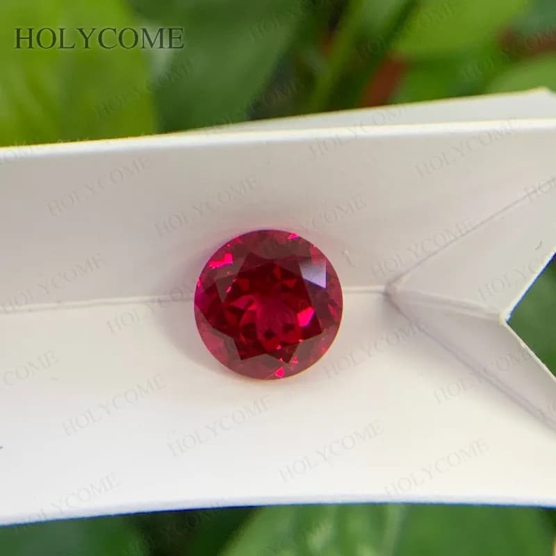 Perles de pierres précieuses en vrac rouge sang de Pigeon multi-formes de rubis cultivé en laboratoire AGL sélectionnables pour bagues de fiançailles pendentif bijoux conception de bricolage