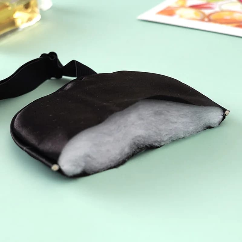 Masque de sommeil en soie pour les yeux, masque de nuit de rêve, couverture douce, relaxation des yeux, bandeau de couchage pour femmes et hommes, sieste de nuit, sieste décontractée
