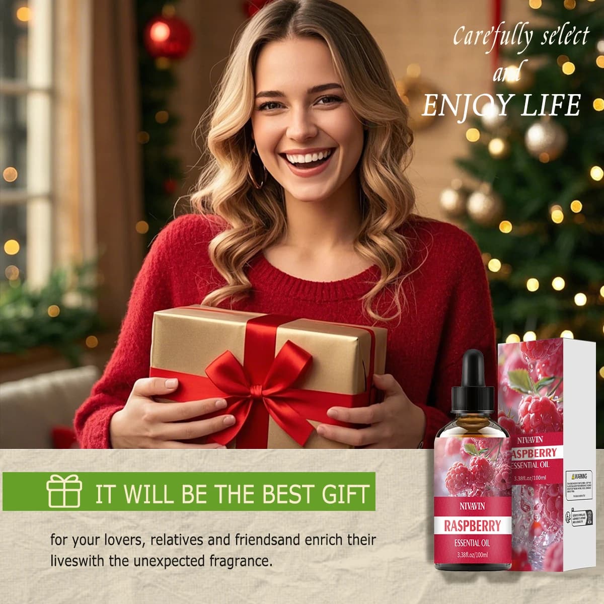 L'huile essentielle de framboise 30 ml/60 ml/100 ml convient à l'hydratation du visage, à l'hydratation, aux soins capillaires, aux soins de la peau et à la fabrication de parfum