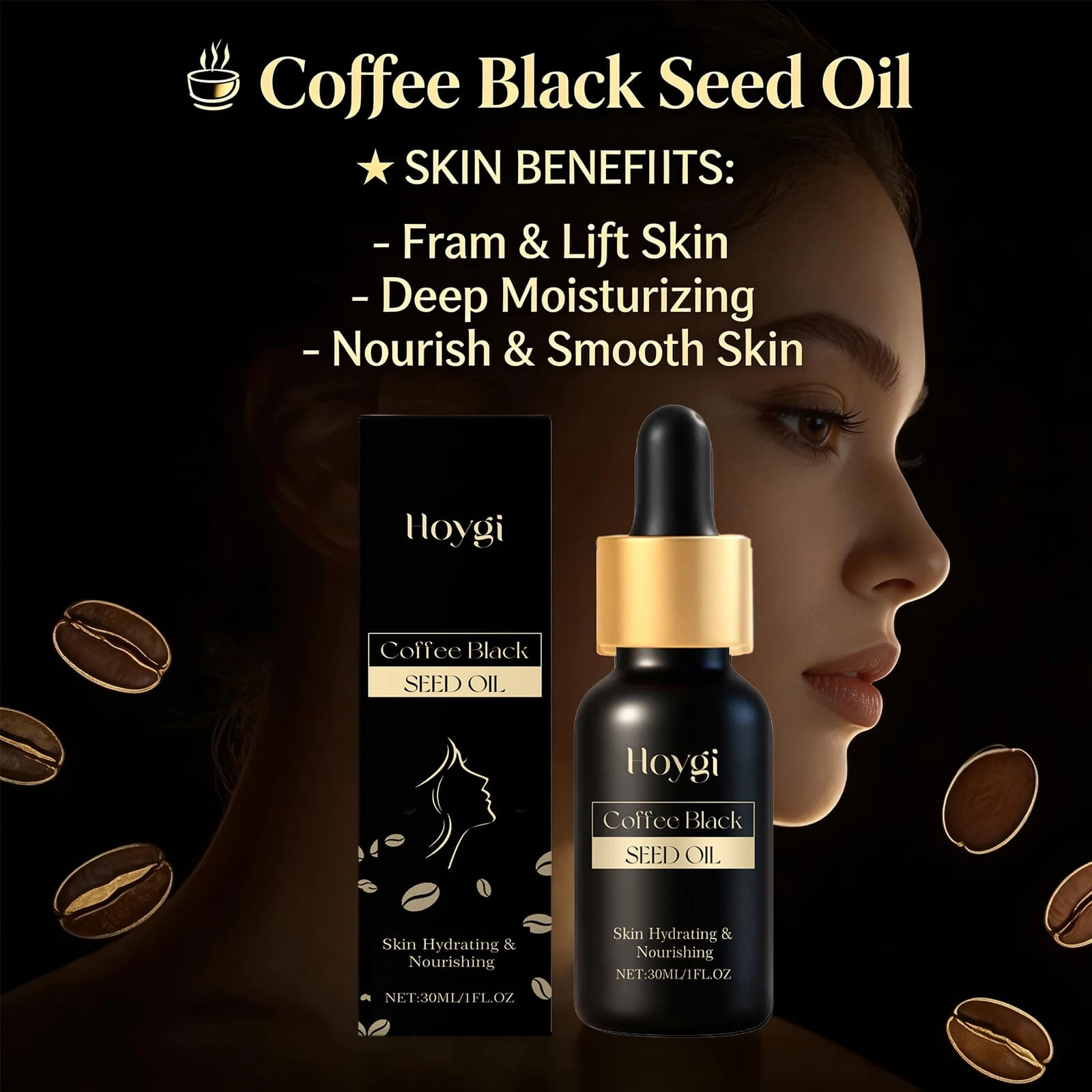 Huile de Nigelle pour le Visage : Réparation Anti-Dessèchement
