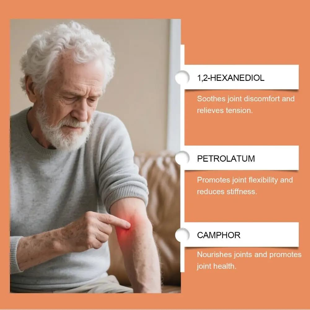 Crème apaisante pour les articulations musculaires, pénètre en profondeur, crème de soin corporel, formule douce, soin pour la peau, articulations confortables, crème de Massage, 30g