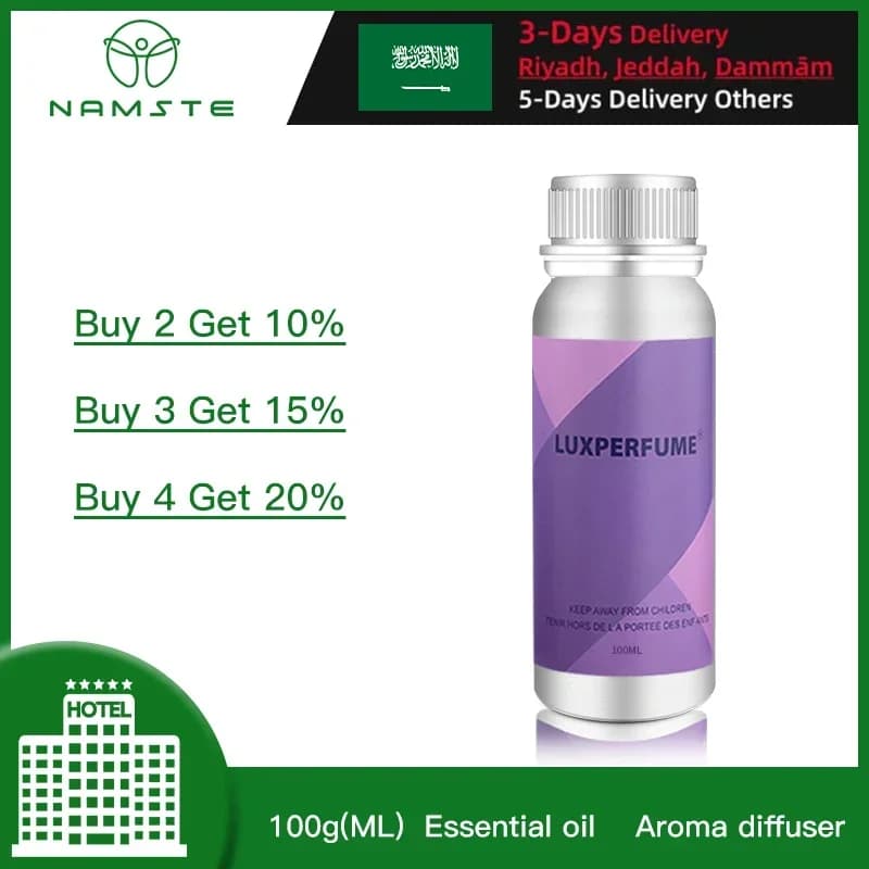 Diffuseur d'arôme d'huiles essentielles 100ML, Collection d'hôtel, huile aromatique, désodorisant de voiture, humidificateur de parfum pour le bureau et la maison