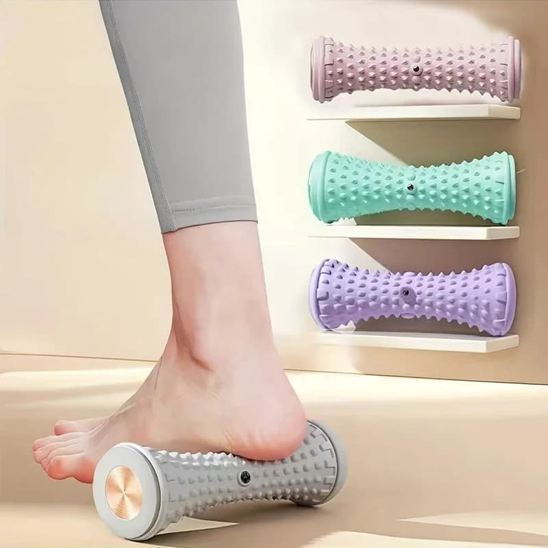 Rouleau de massage pour les pieds, rouleau de massage plantaire, entraîneur pour pieds plats - adapté aux passionnés de yoga et de fitness