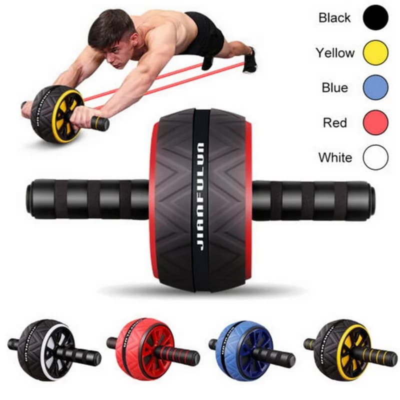 Ab Roller – roue abdominale sans bruit, entraîneur d'étirement pour les bras, la taille et les jambes, équipement de gymnastique