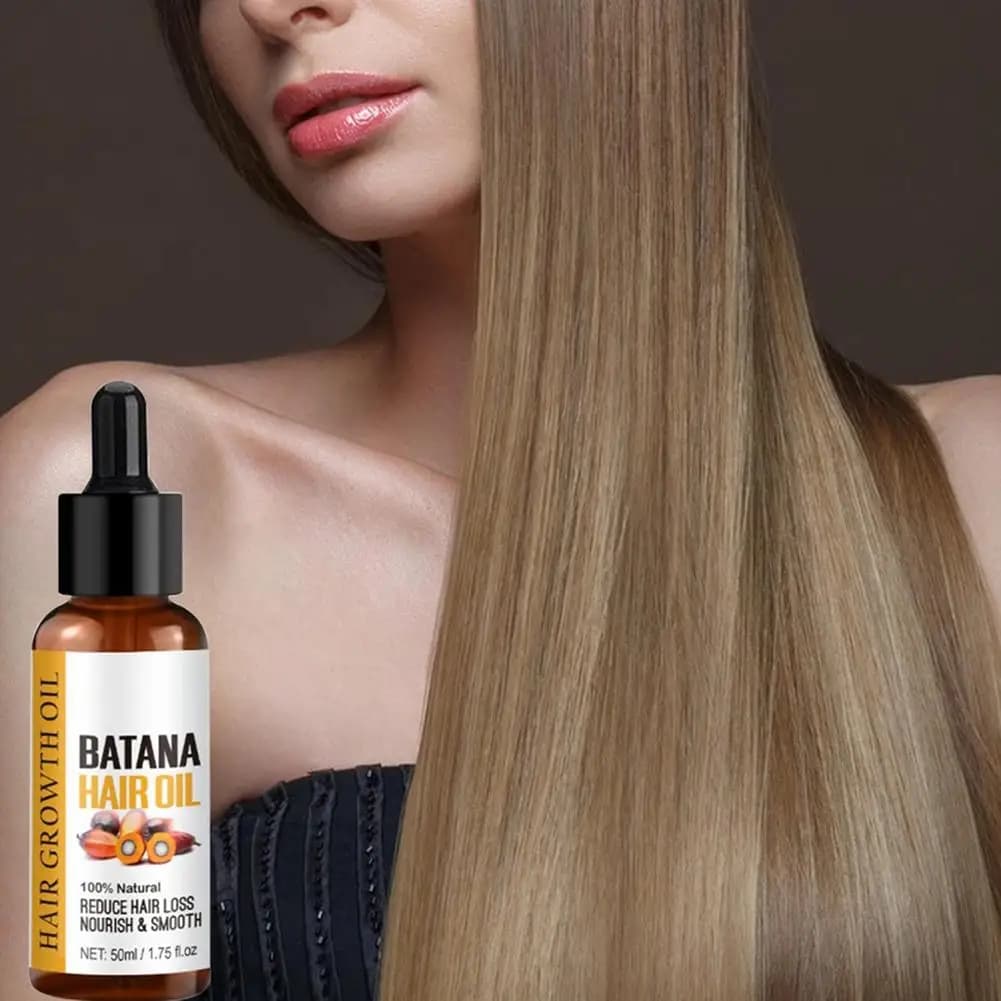 Huile Batana pour cheveux 100% naturels, favorise le bien-être des cheveux pour hommes et femmes, améliore les cheveux, nouveau, 60ml, 1 pièce