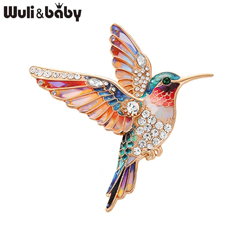 Wuli&baby – broches en forme de colibri pour femmes
