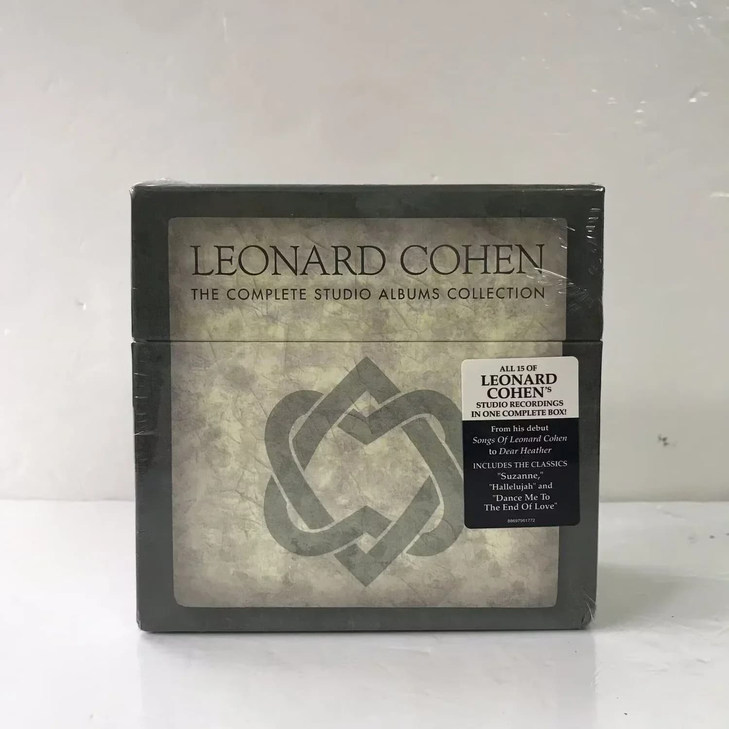 Ballad Leonard Cohen Music CD Collection complète d'albums en studio Hallelujah 15 enregistrements musicaux Cosplay Car Soundtrack Box
