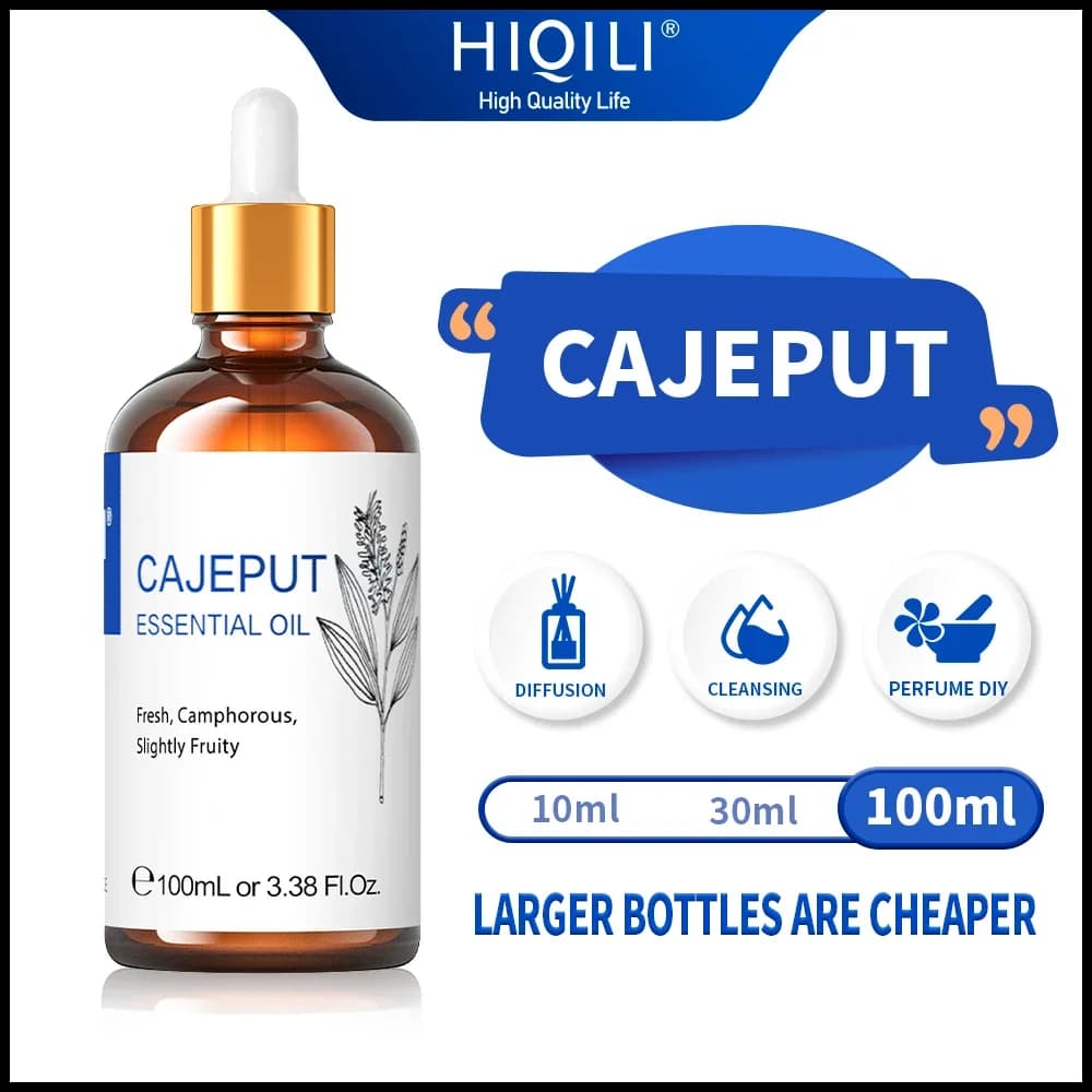 Château Cajeput Essential, huile florale Premuim, 100% ml, 100 pure, diffuseur, humidificateur, massage, améliore la digestion, supporter fie l'air