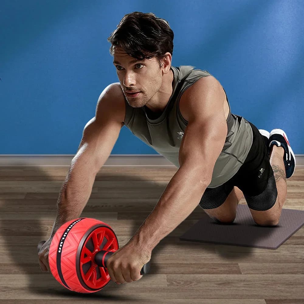 Roue à roulettes Ab pour entraînement de base Abs, équipement de Fitness antidérapant pour gymnastique à domicile, entraînement Abdominal pour hommes et femmes, conception Durable