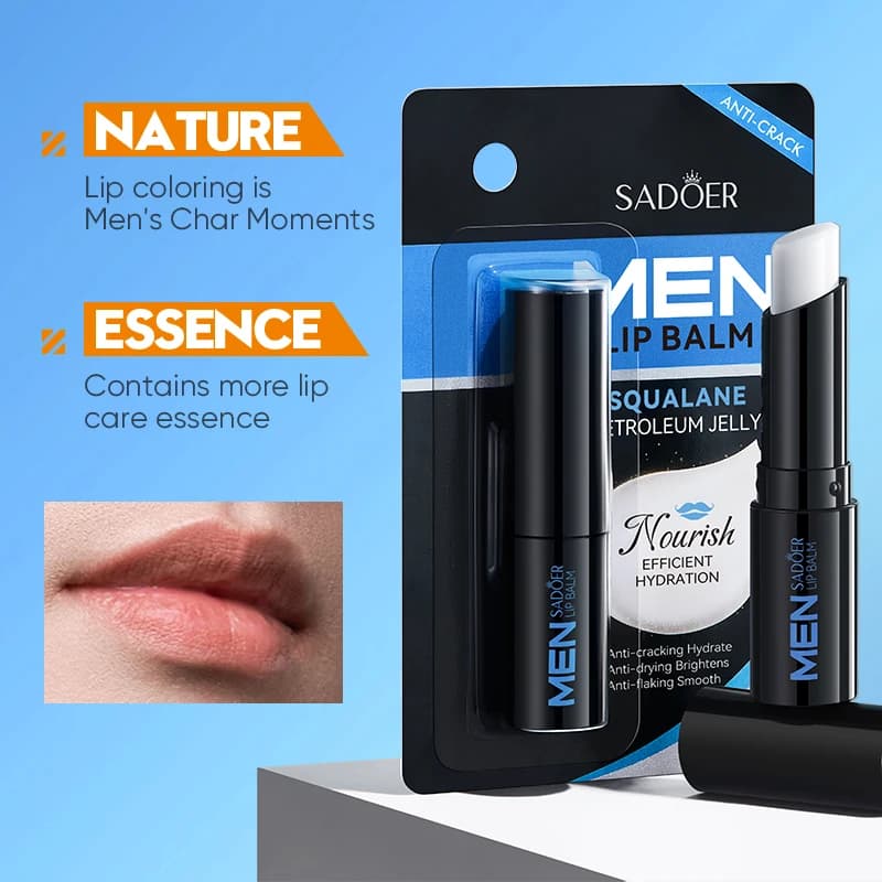 Vaseline baume à lèvres pour hommes hydratant Anti-séchage Anti-fissuration élimine la peau morte fadinng lignes fines lèvres produits de soins de la peau