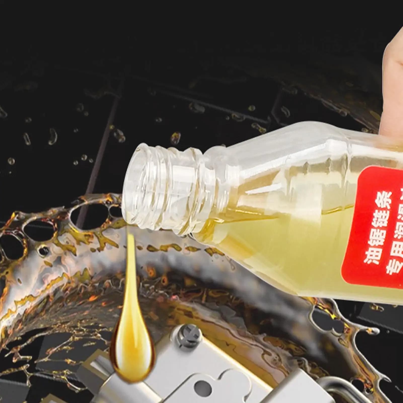 Huile de scie à chaîne huile de scie à chaîne pour scie à chaîne électrique 100ml solvant synthétique antirouille lubrifiant pénétrant en profondeur pour haie