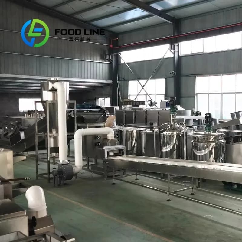 Ligne de production de torréfacteur d'amandes à petite échelle d'afrique du sud, fabrication de beurre de noix de cajou, usine de beurre de cacahuètes