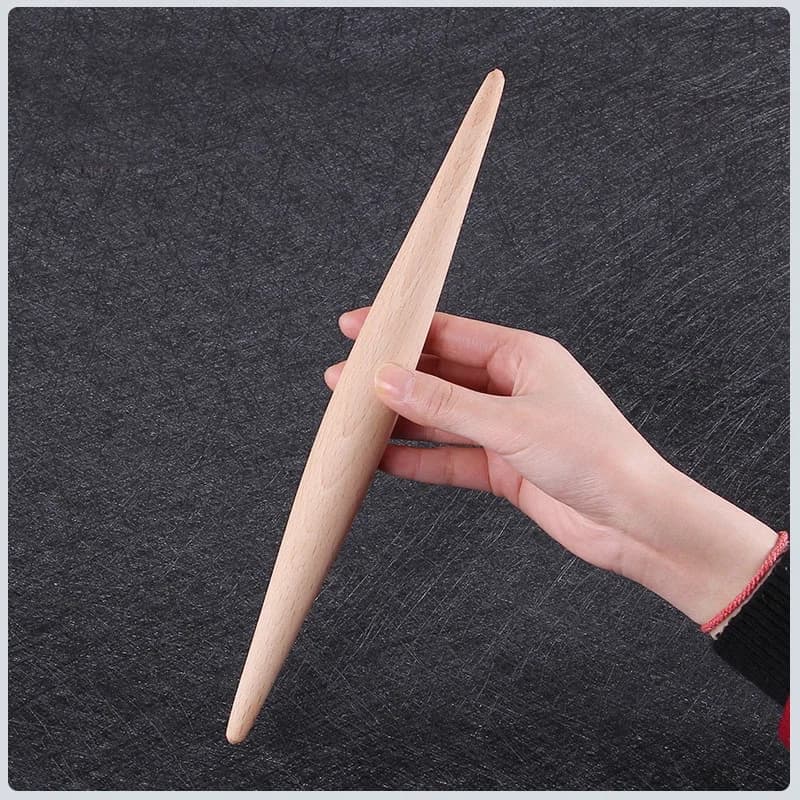 Rouleau à pâtisserie en bois 23/28cm, pour gâteau Fondant, pâte à main, rouleau à pâtisserie, argile, Pizza, boulettes, peau, outils de cuisson de cuisine