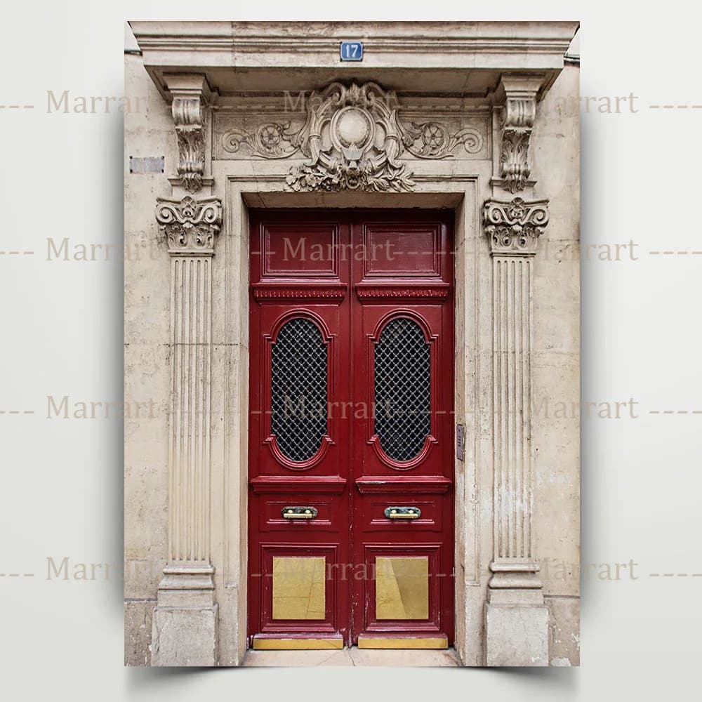Paris porte photographie impression
