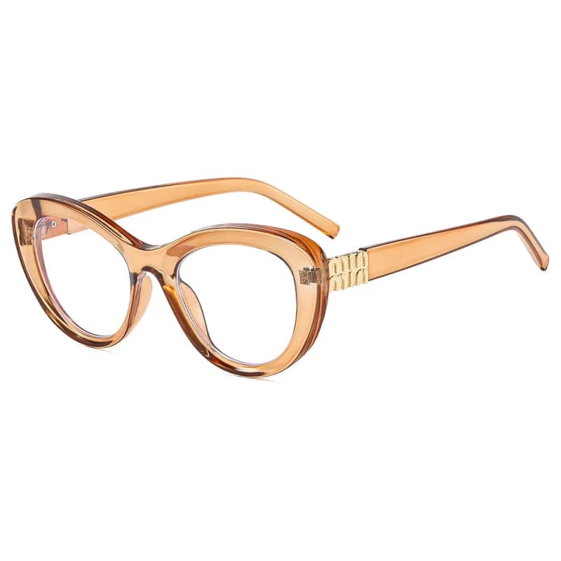 Lunettes anti-lumière bleue tendance pour femmes européennes et américaines, monture large œil-de-chat, pour un look décoratif lors des sorties shopping