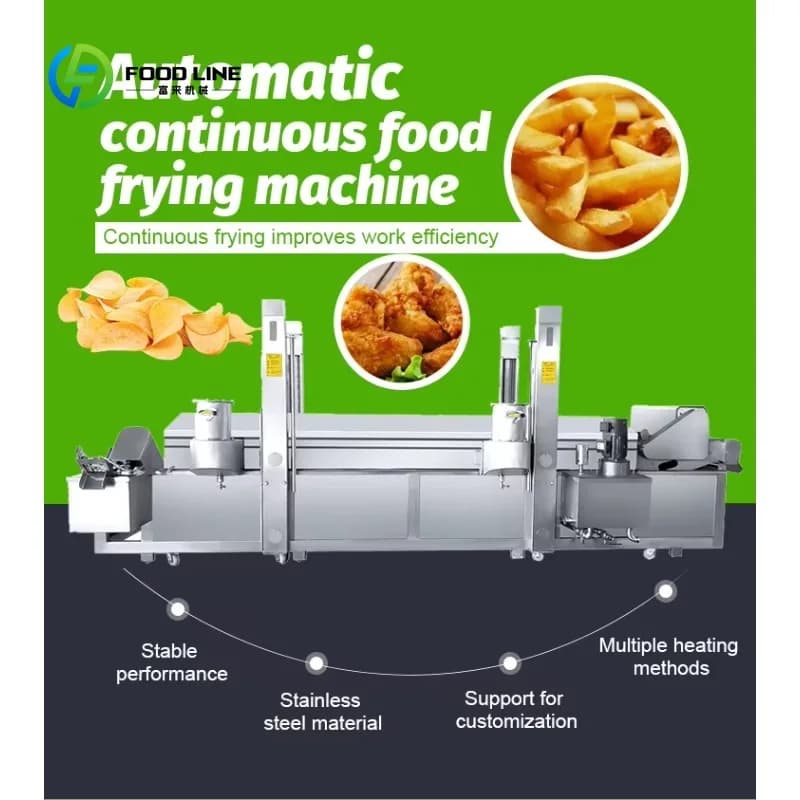Friteuse à air et autocuiseur professionnel 220V sans huile en acier inoxydable personnalisé pour frites et poulet – Haute productivité