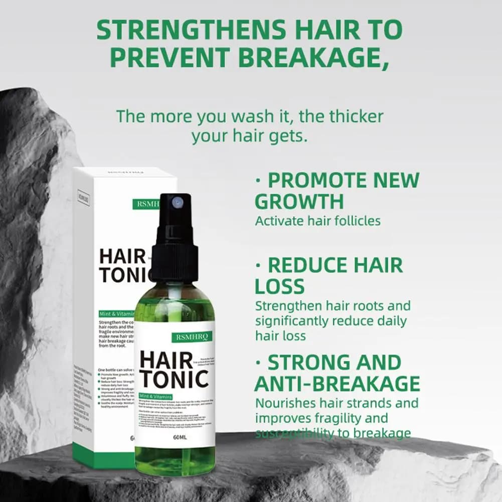 Tonique capillaire pour hommes et femmes, sérum revitalisant en spray sans rinçage pour le cuir chevelu et les cheveux à la lavande, soin capillaire léger